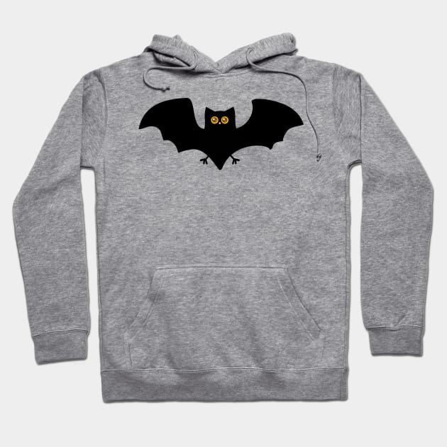 Halloween Bat Cartoon Character Hoodie by RageRabbit